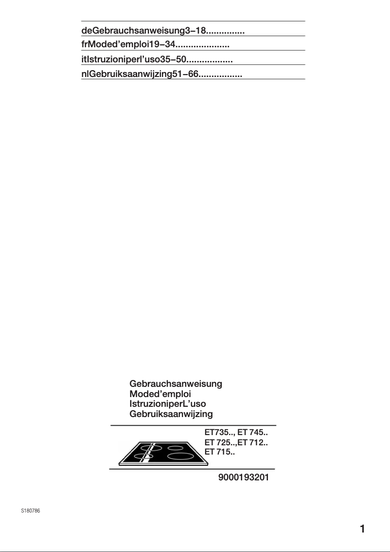 Imagen de la primera página del manual del dispositivo ET715501E