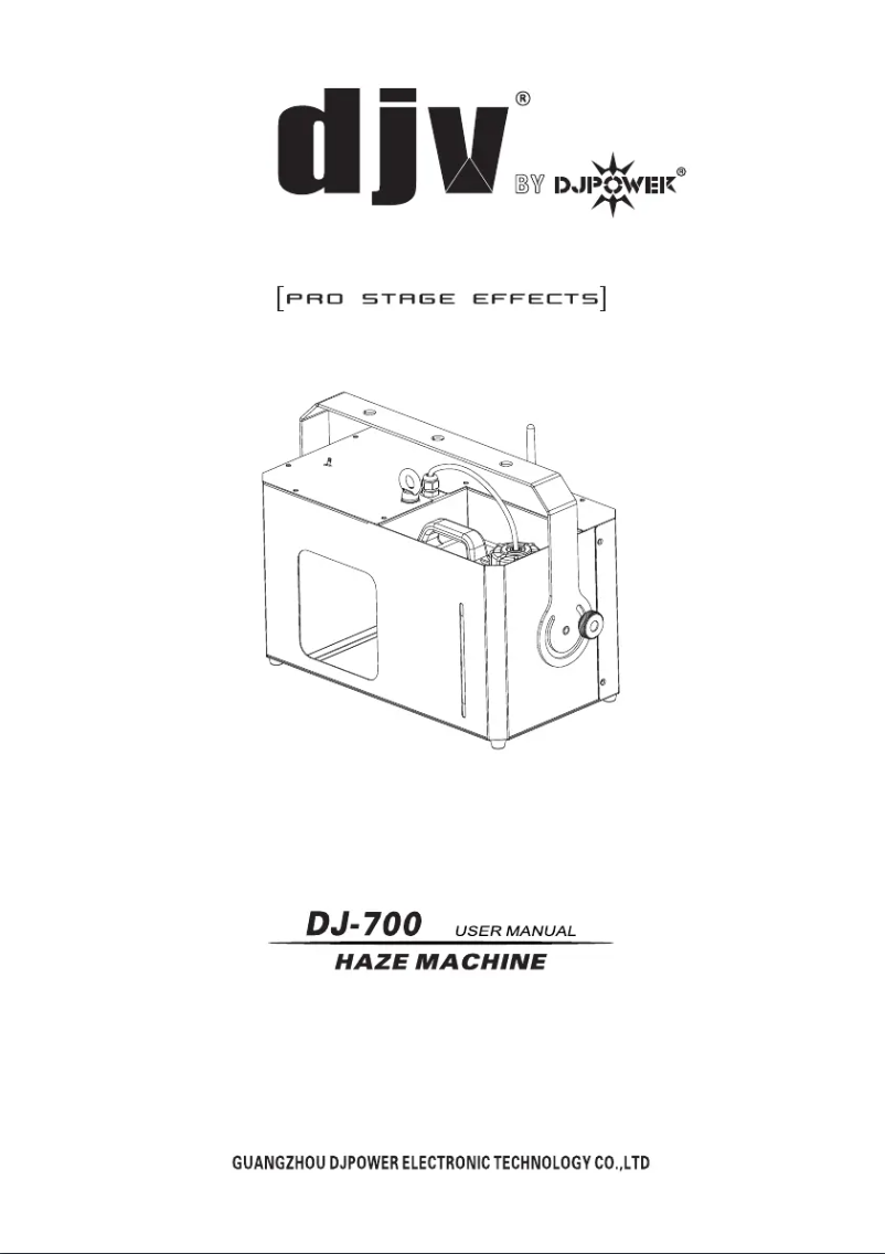Página 1 del manual Manual de usuario DJPower DJV DJ-700