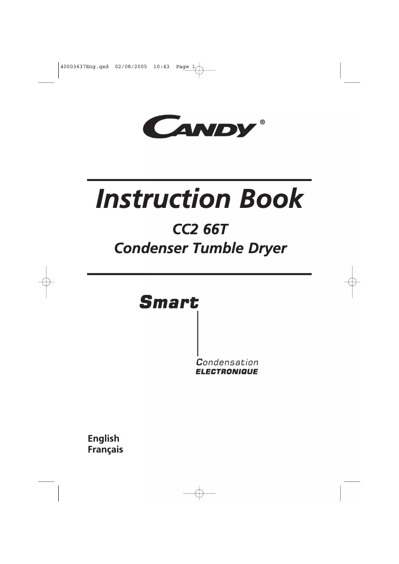 Imagen de la primera página del manual del dispositivo CC2 66T-47
