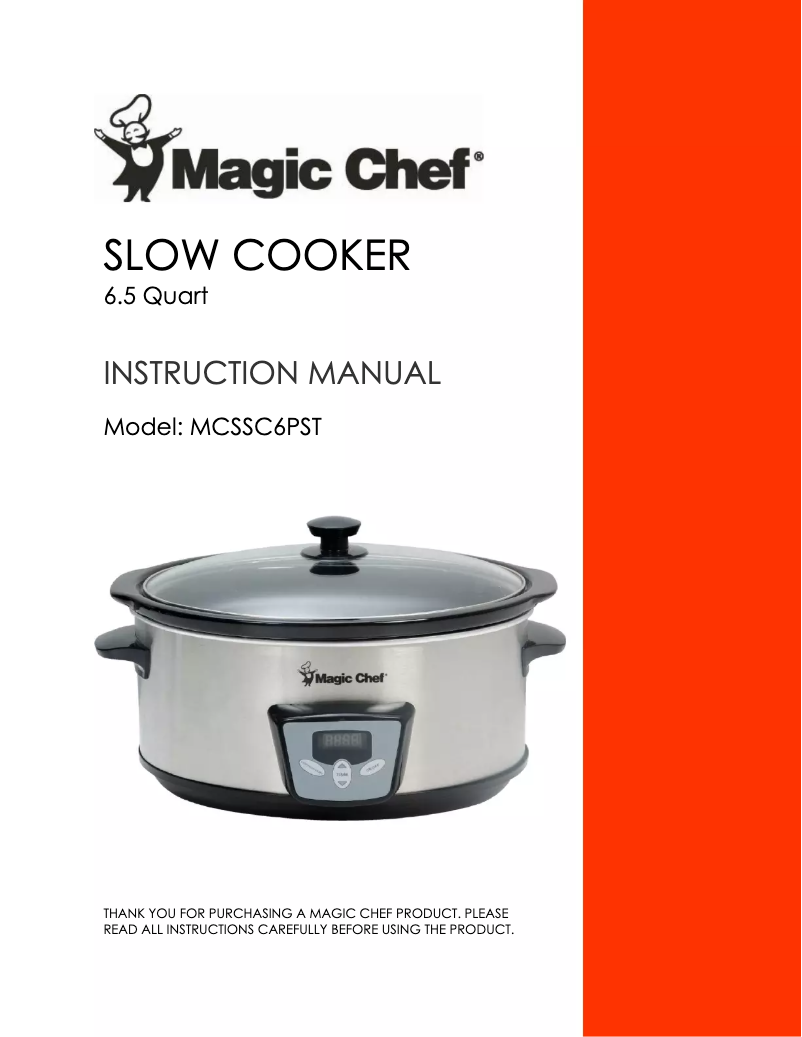 Imagen de la primera página del manual del dispositivo MCSSC6PST