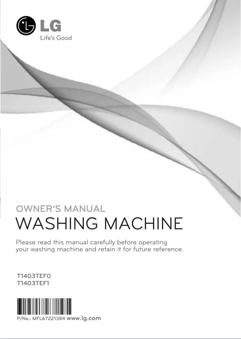 Página 1 del manual Manual de usuario LG T1403TEF1