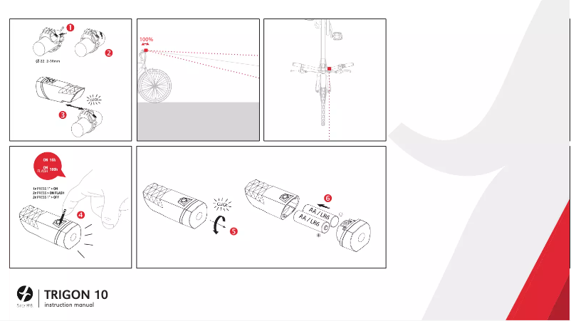 Imagen de la primera página del manual del dispositivo Trigon 10