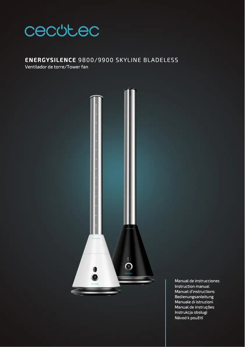 Imagen de la primera página del manual del dispositivo EnergySilence 9900