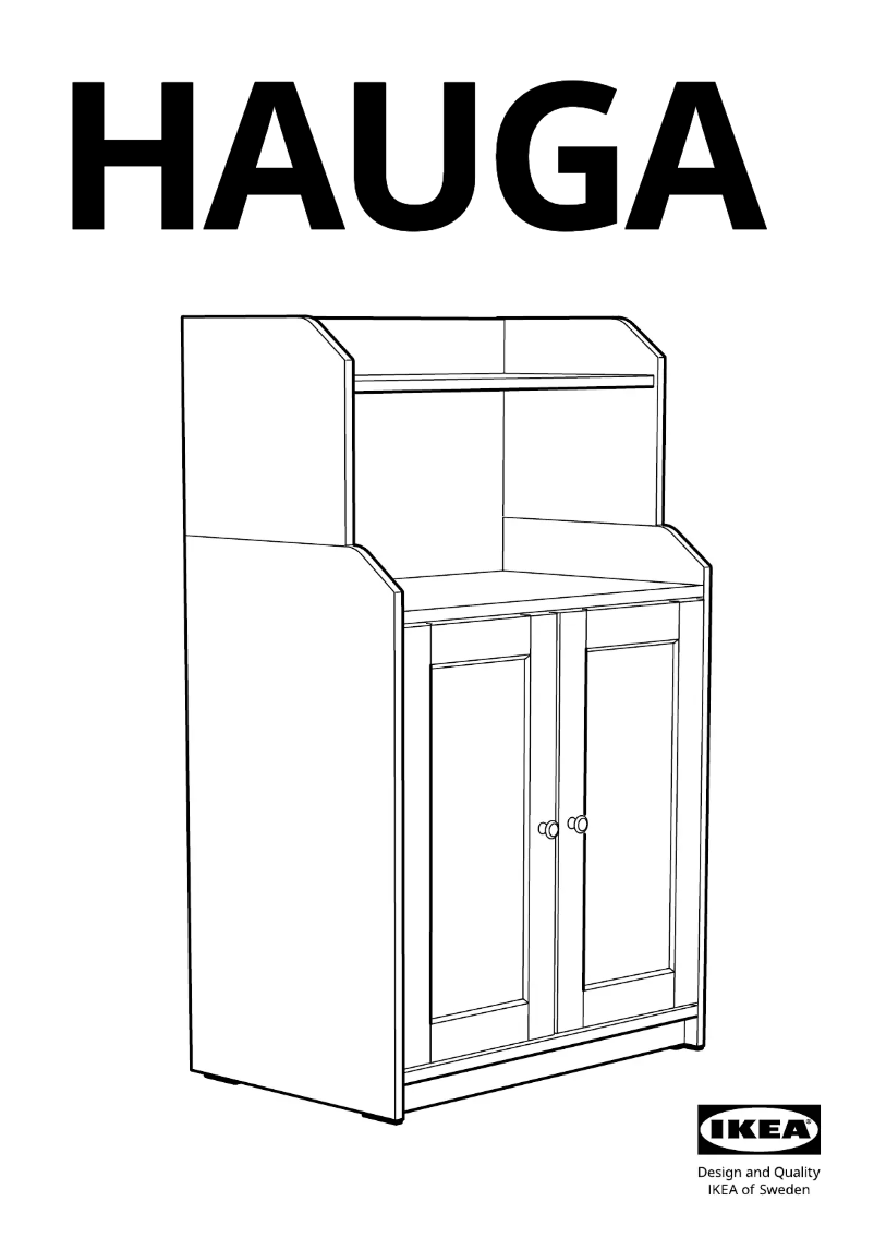 Página 1 del manual Manual de usuario Ikea HAUGA 505.196.36