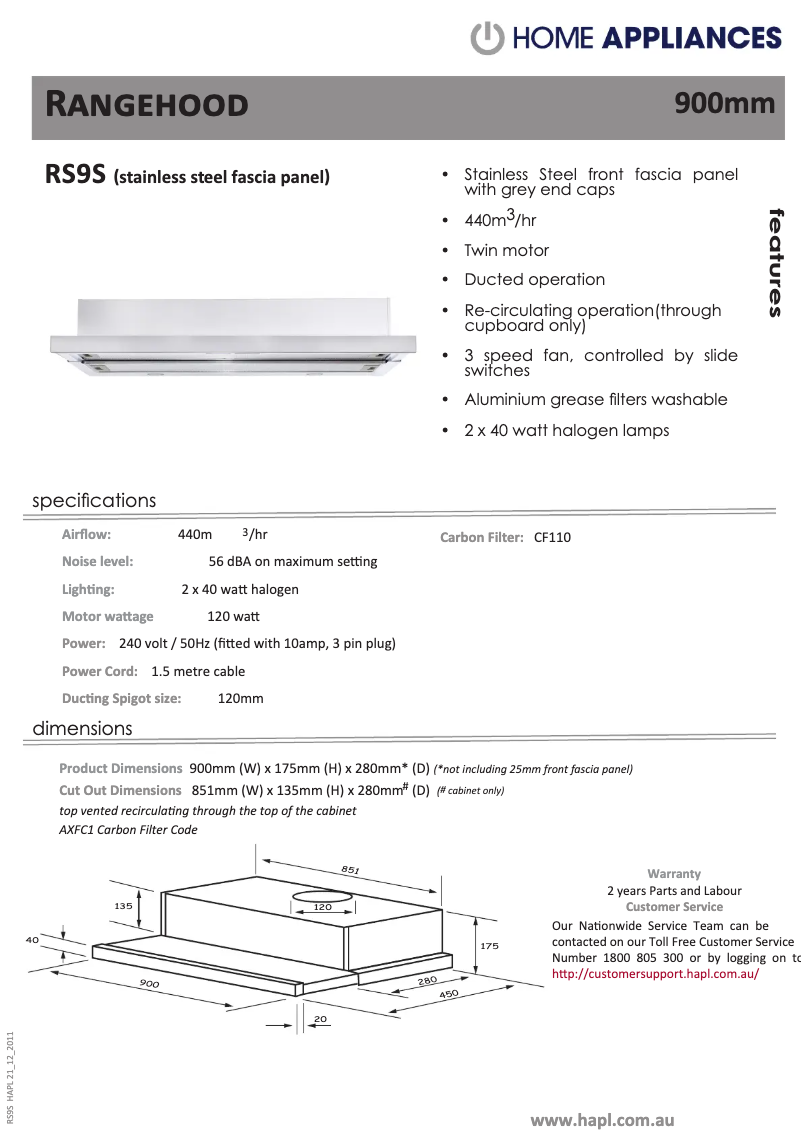 Imagen de la primera página del manual del dispositivo RS9W