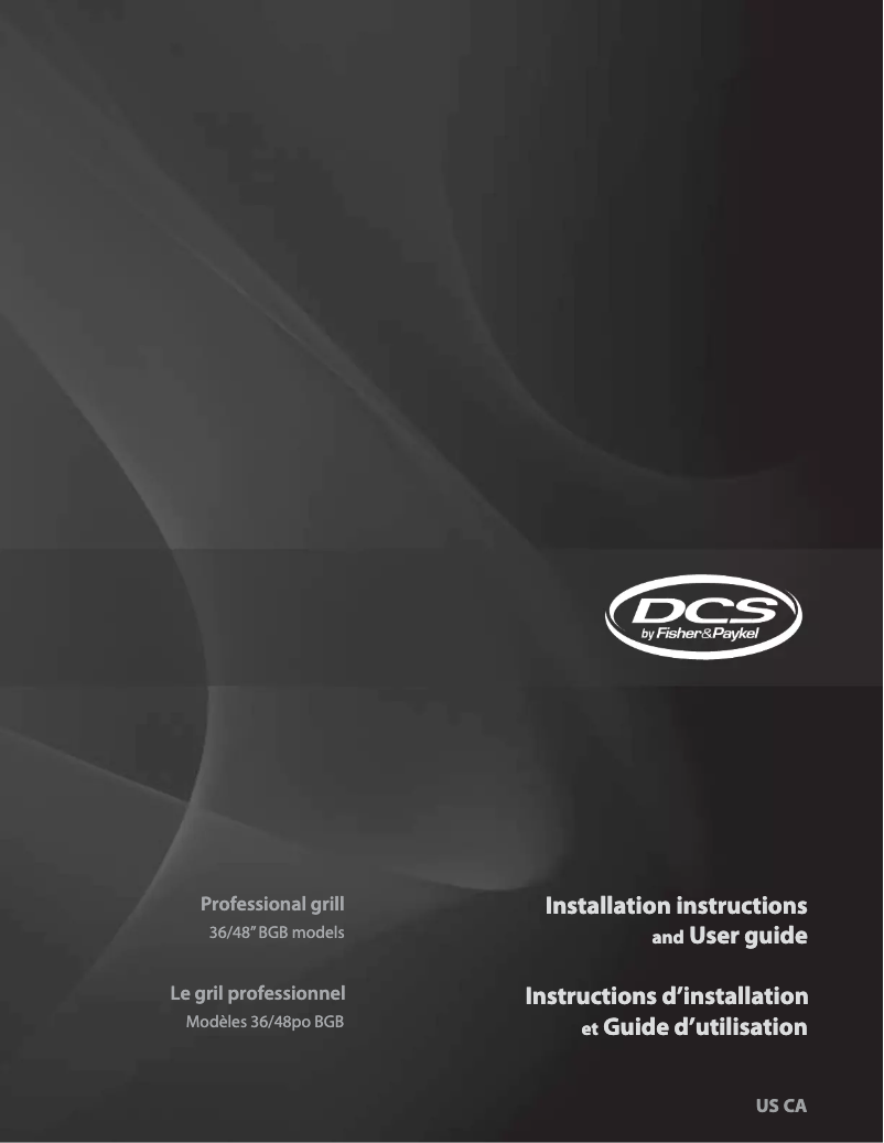 Página 1 del manual Manual de usuario DCS BGB36-BQAR-N