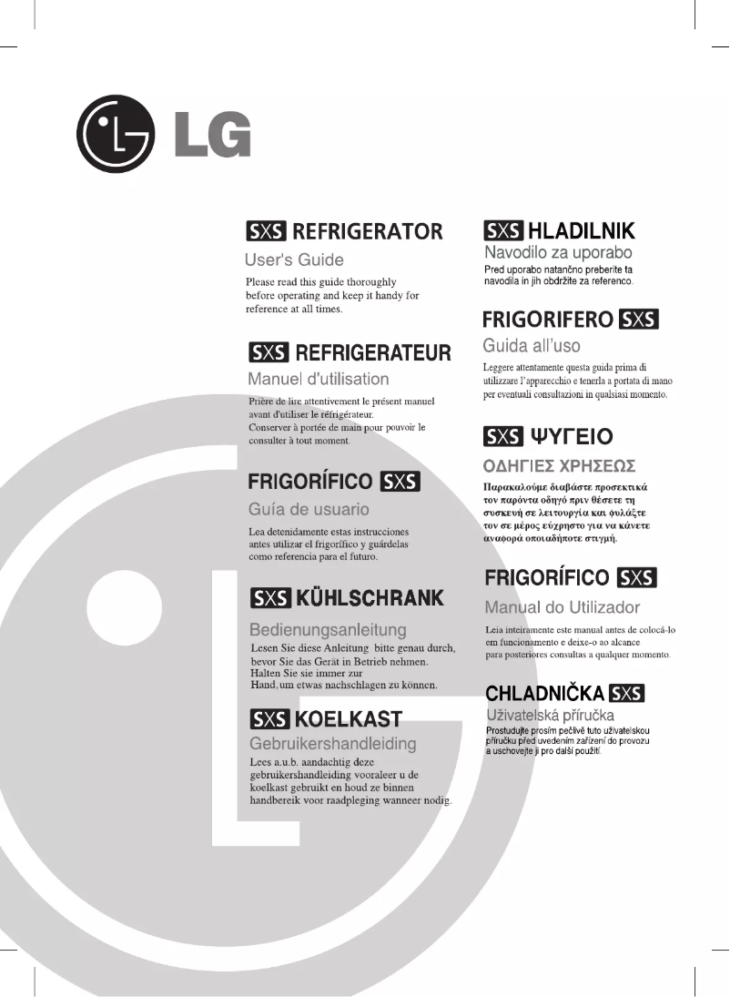 Imagen de la primera página del manual del dispositivo GW-L2071FSV