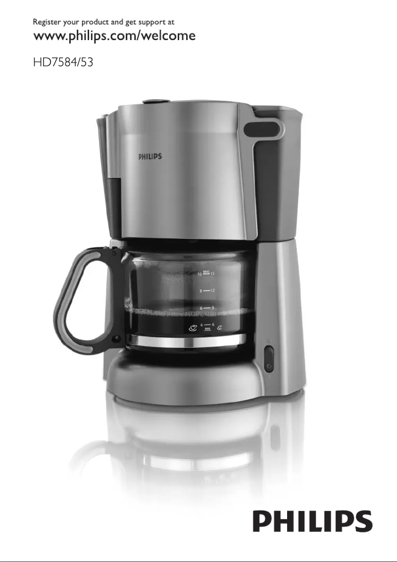 Imagen de la primera página del manual del dispositivo HD7584