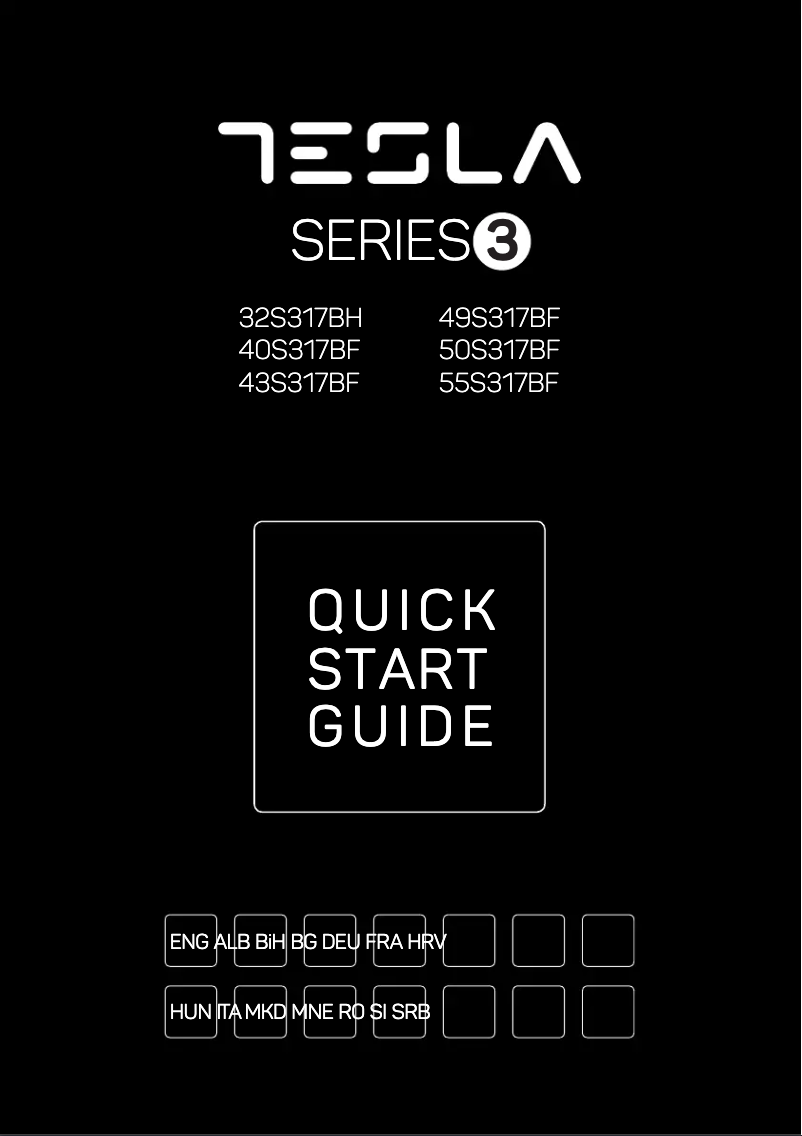 Página 1 del manual Manual de usuario Tesla 32S317BH