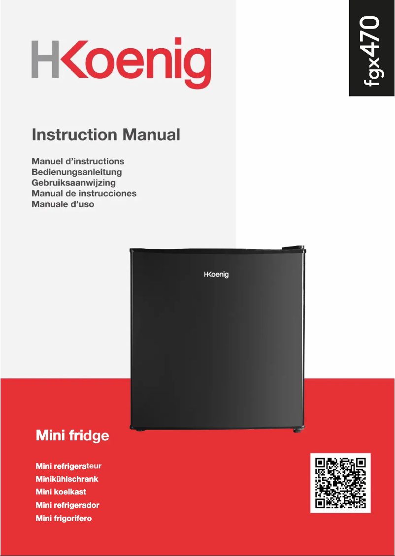 Imagen de la primera página del manual del dispositivo fgx470