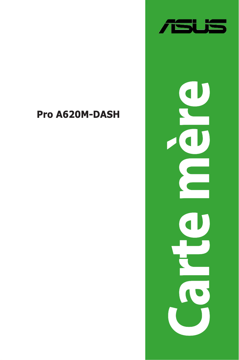 Imagen de la primera página del manual del dispositivo Pro A620M-DASH