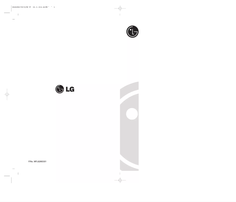 Imagen de la primera página del manual del dispositivo GC-3990SQA