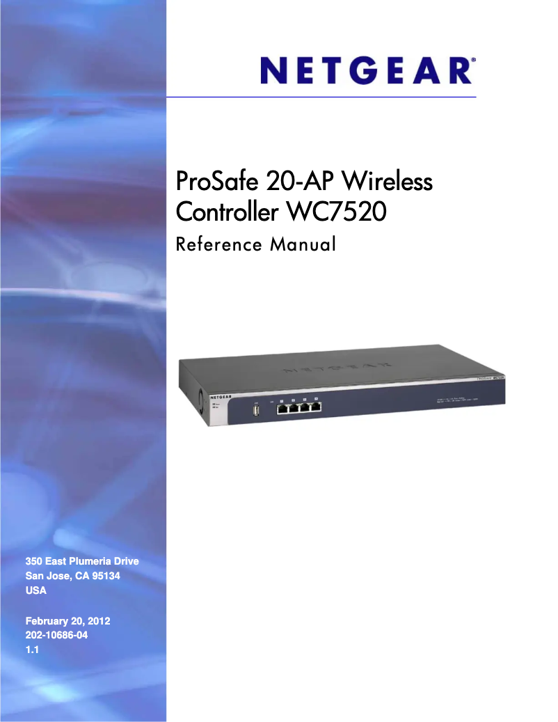Página nº 1 - Manual de usuario Netgear ProSafe WC7520