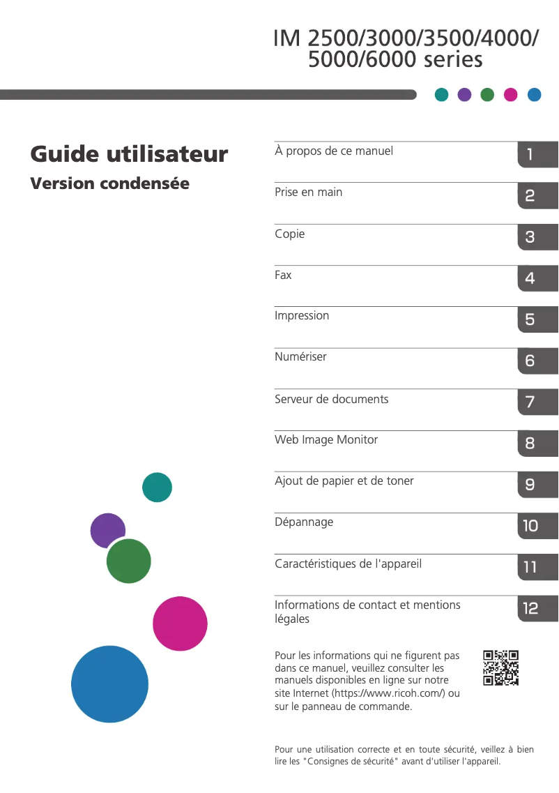 Imagen de la primera página del manual del dispositivo IM 4000