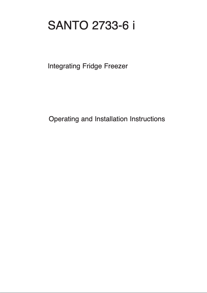 Imagen de la primera página del manual del dispositivo Santo 2733-6i
