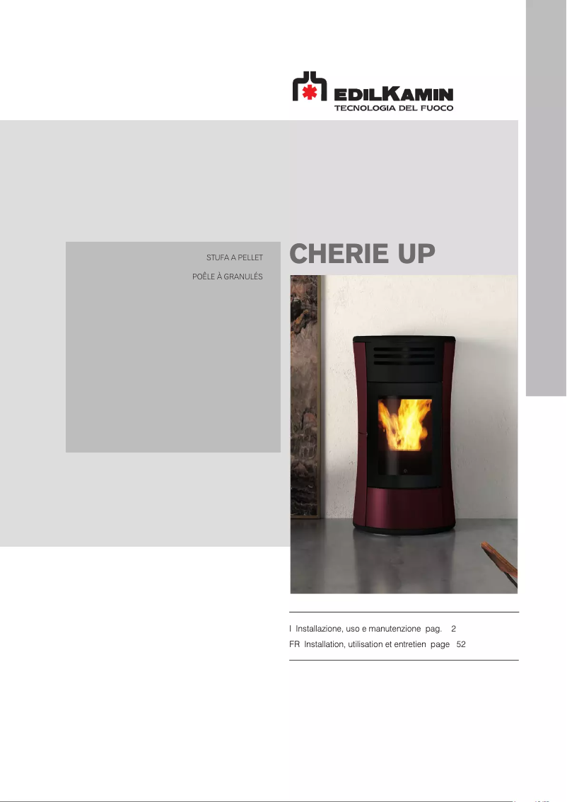 Página nº 1 - Manual de usuario Edilkamin CHERIE UP