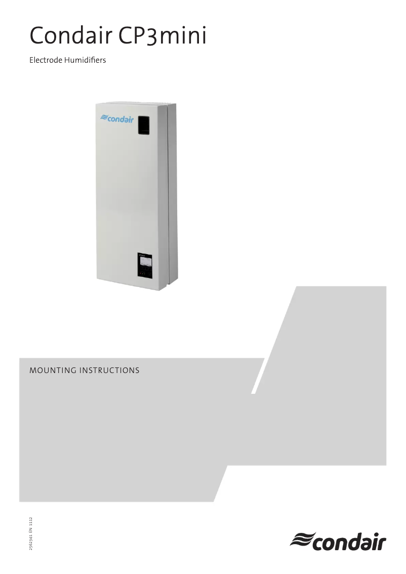 Página 1 del manual Manual de usuario Condair CP3mini