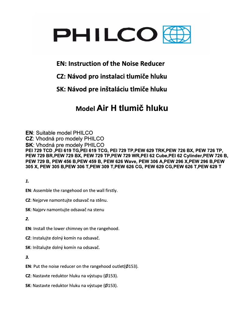 Imagen de la primera página del manual del dispositivo Air H