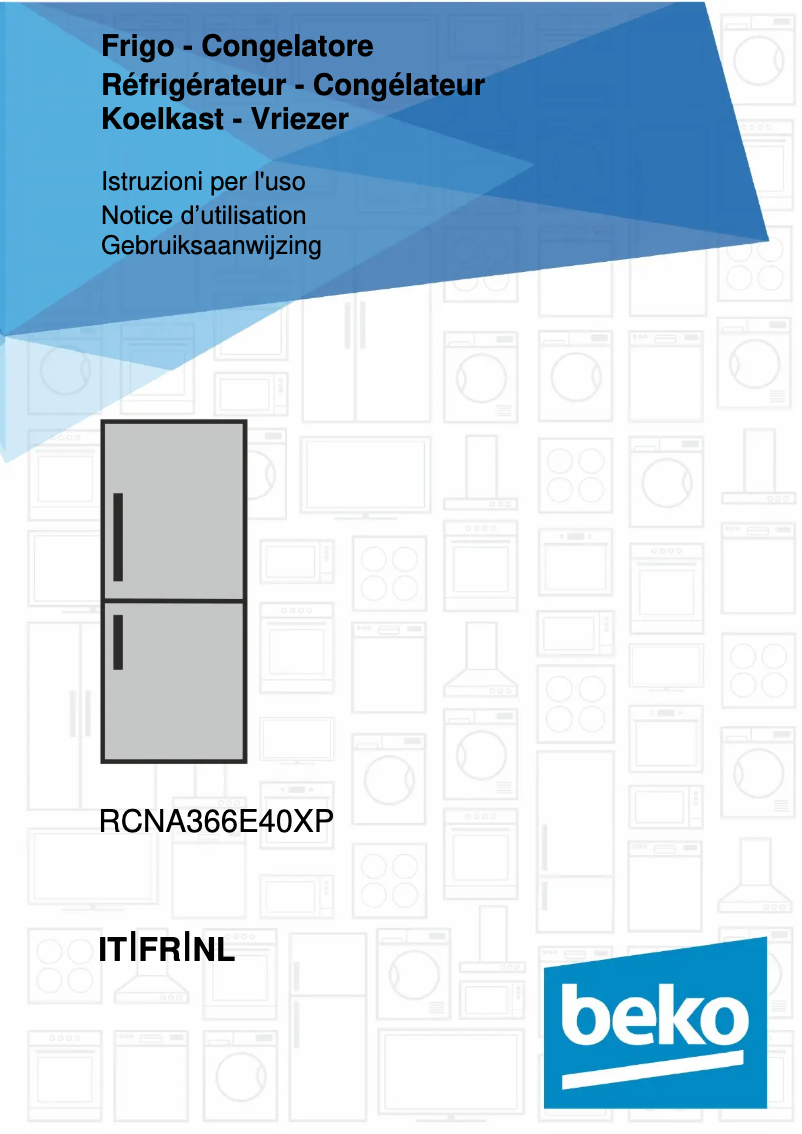 Imagen de la primera página del manual del dispositivo RCNA366E40XP