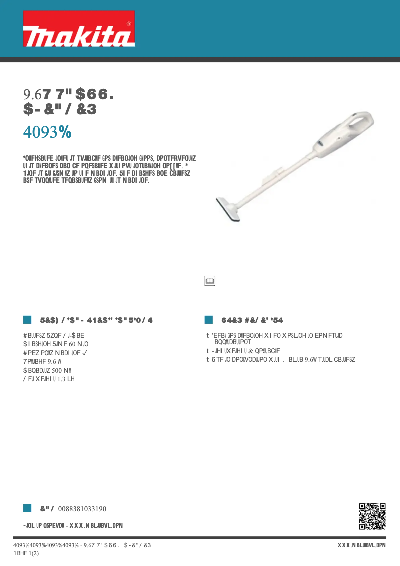 Imagen de la primera página del manual del dispositivo 4093D