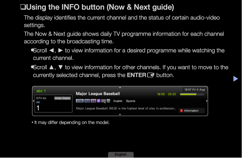 Imagen de la primera página del manual del dispositivo LA32D403