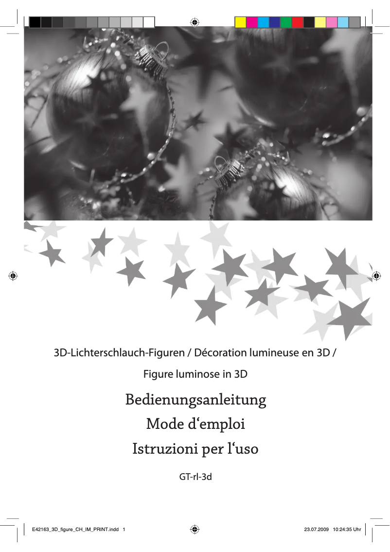 Imagen de la primera página del manual del dispositivo GT-rl-3d