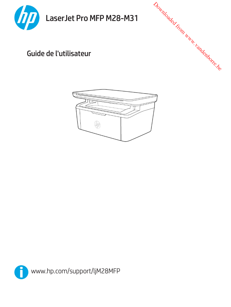 Página 1 del manual Manual de usuario HP LaserJet Pro MFP M28w