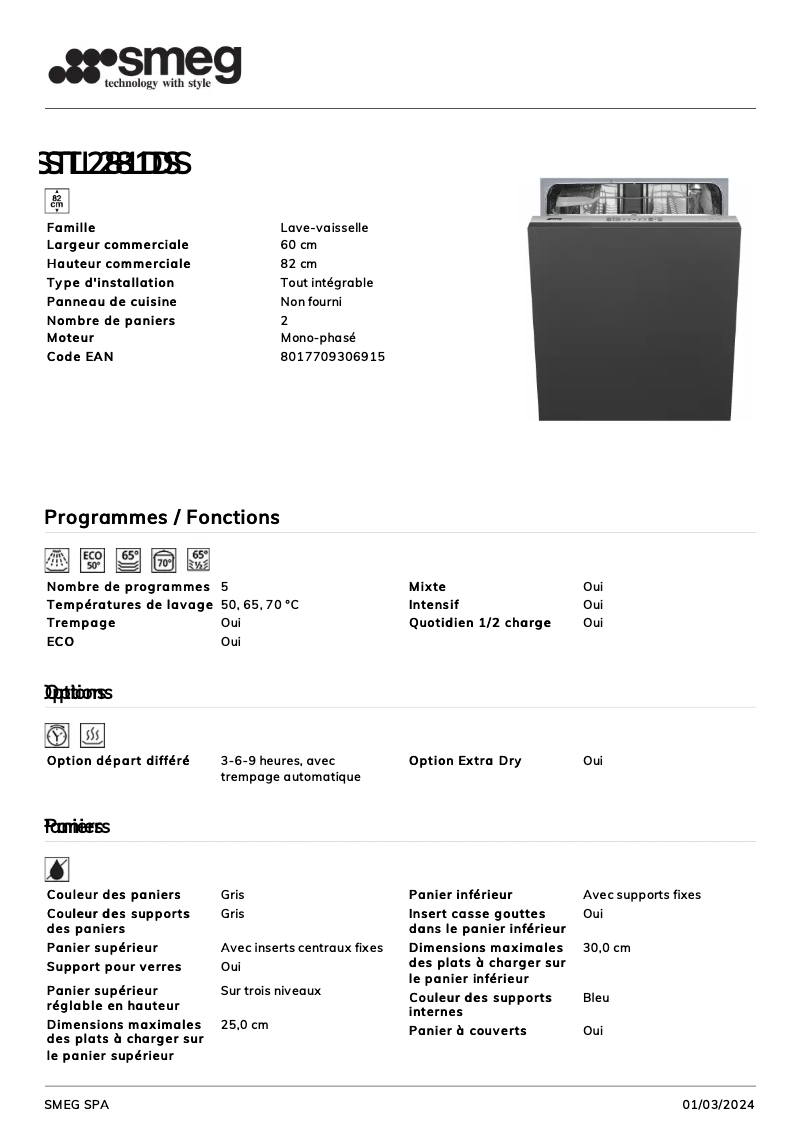 Imagen de la primera página del manual del dispositivo STL281DS