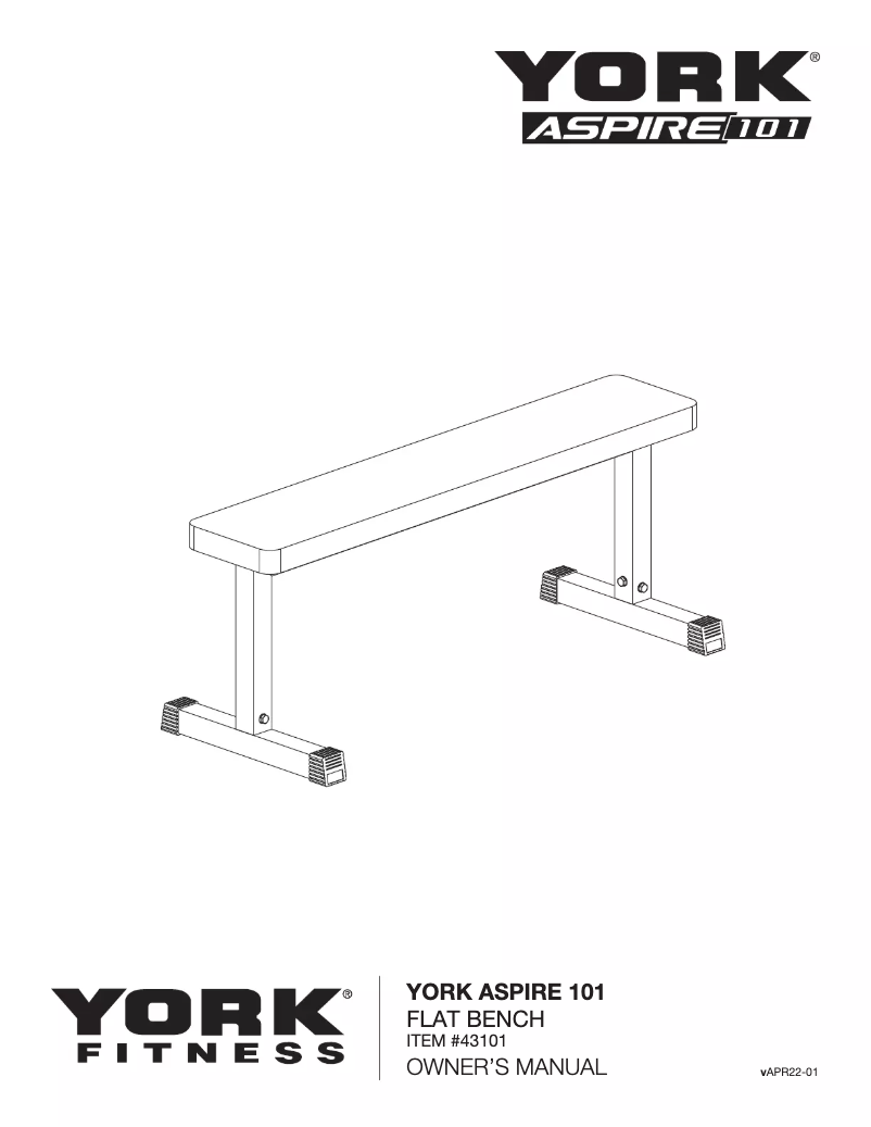 Página nº 1 - Manual de usuario York Fitness Aspire 120