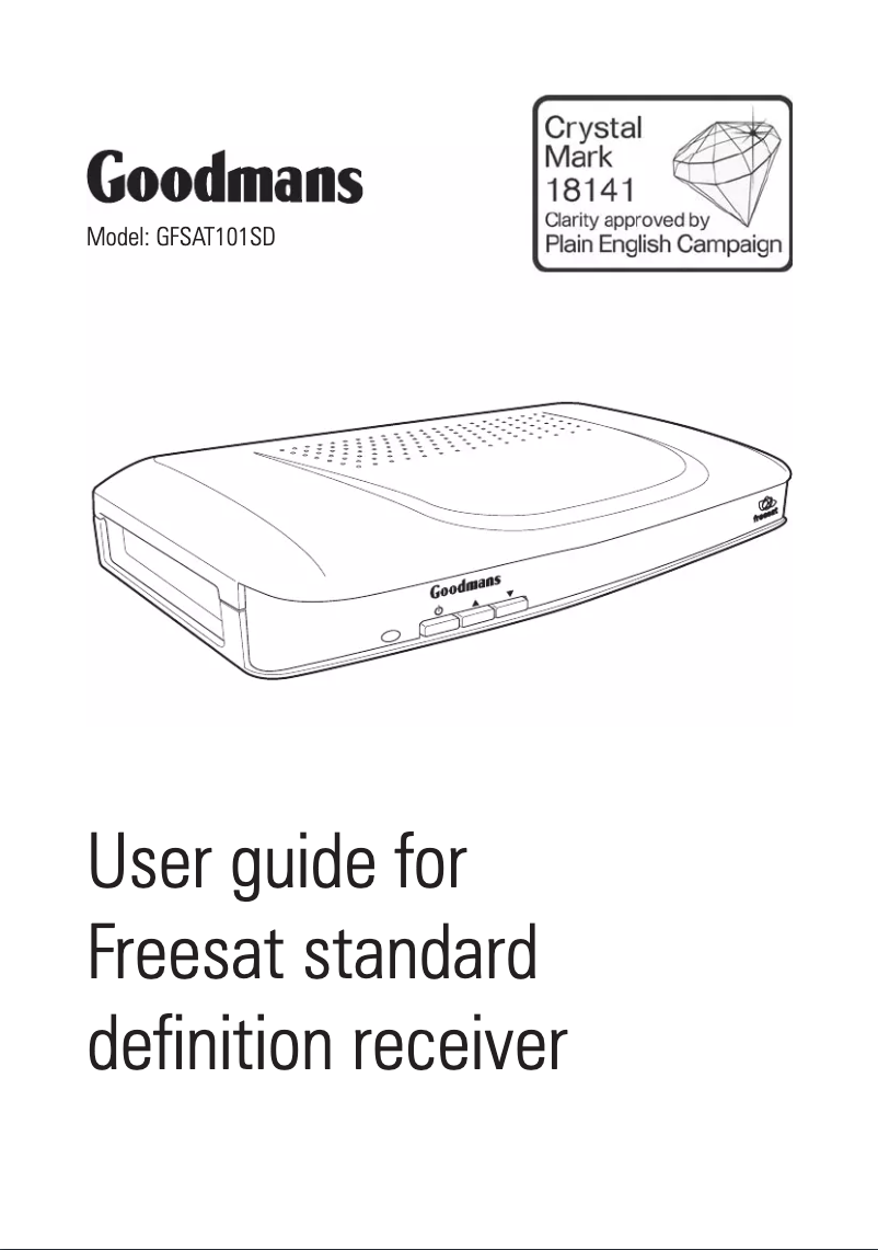 Página nº 1 - Manual de usuario Goodmans GFSAT101SD