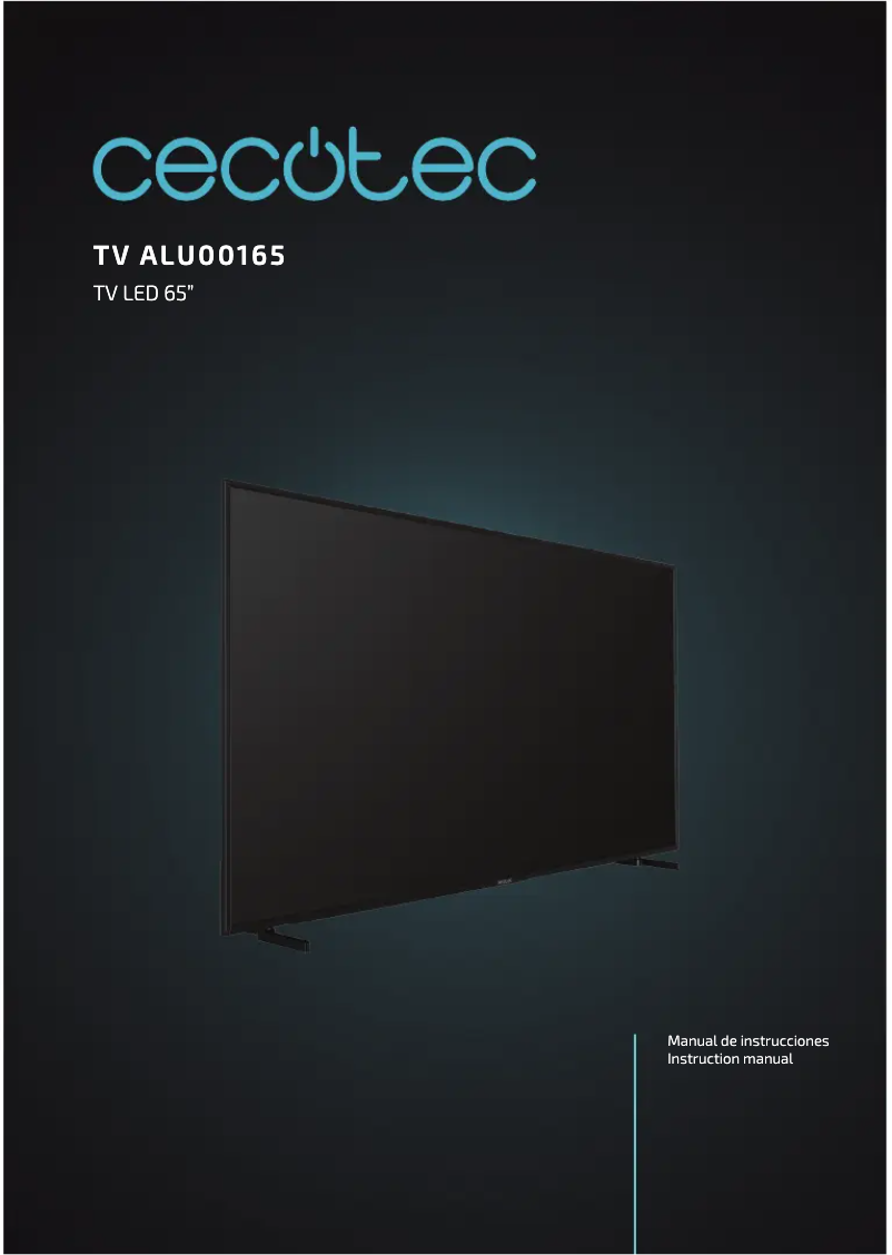 Imagen de la primera página del manual del dispositivo ALU00165