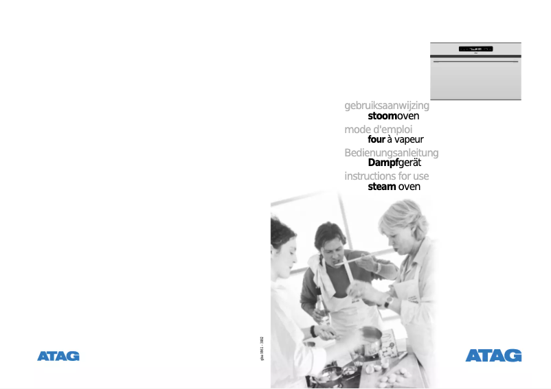 Página 1 del manual Manual de usuario Atag SX111M