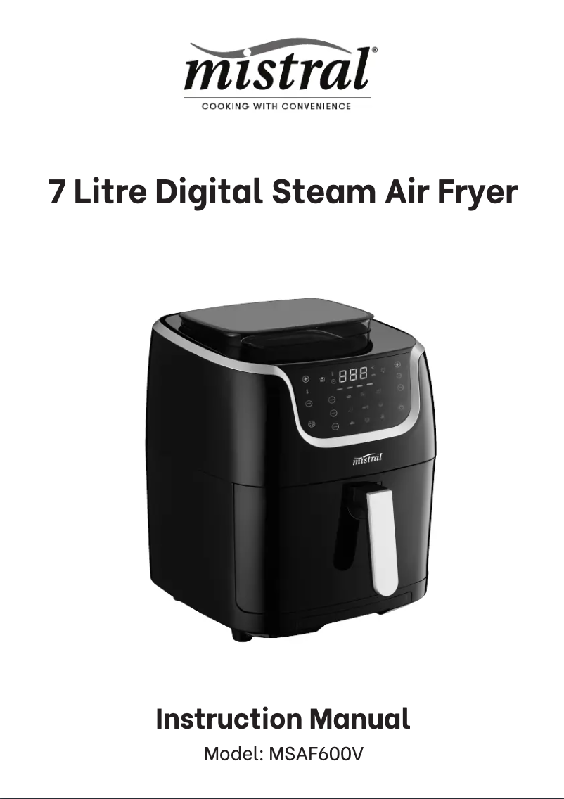 Imagen de la primera página del manual del dispositivo MSAF600V