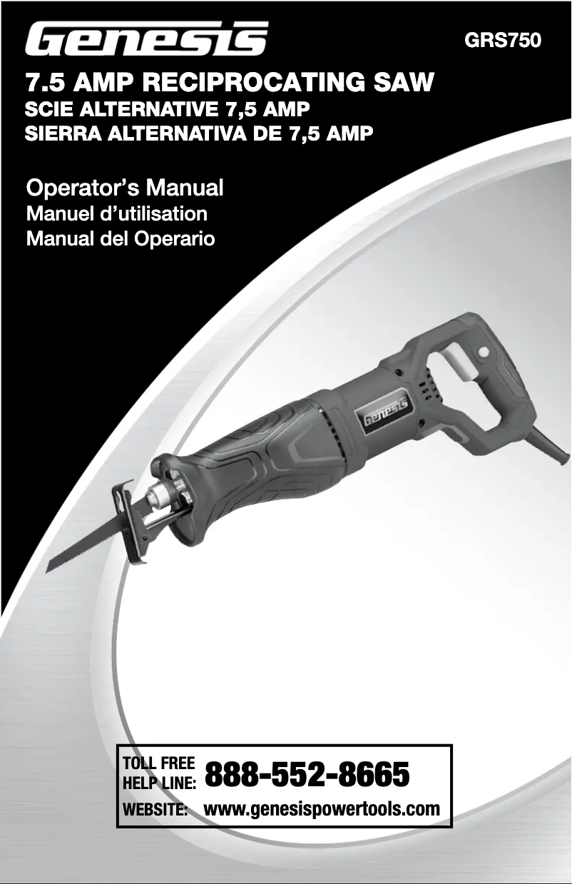 Página nº 1 - Manual de usuario Genesis GRS750