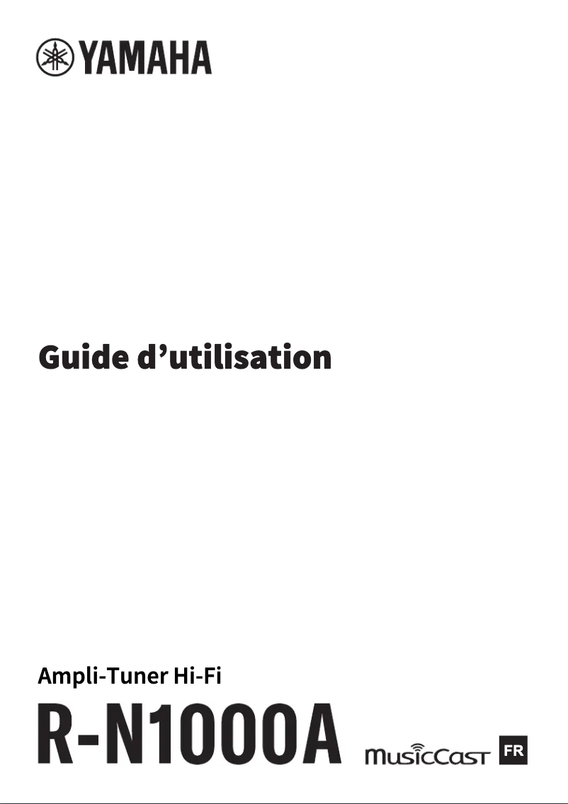 Página nº 1 - Manual de usuario Yamaha R-N1000A