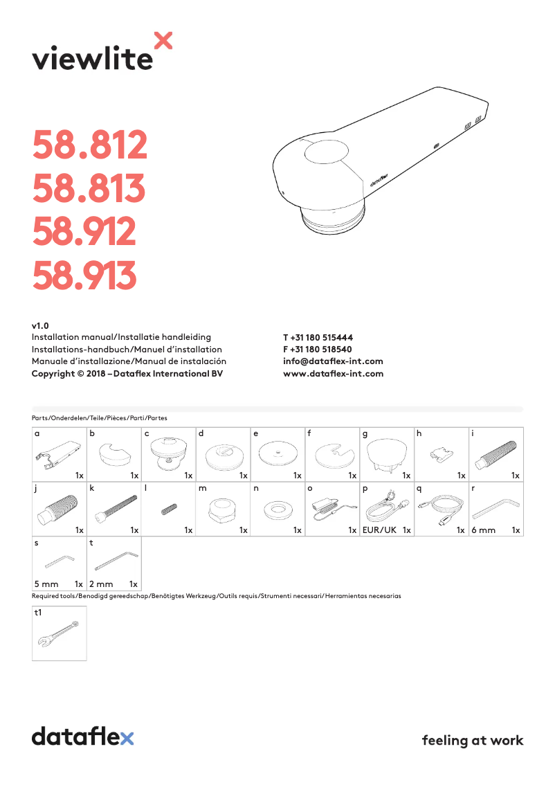 Página 1 del manual Manual de usuario Dataflex Viewlite 58.812