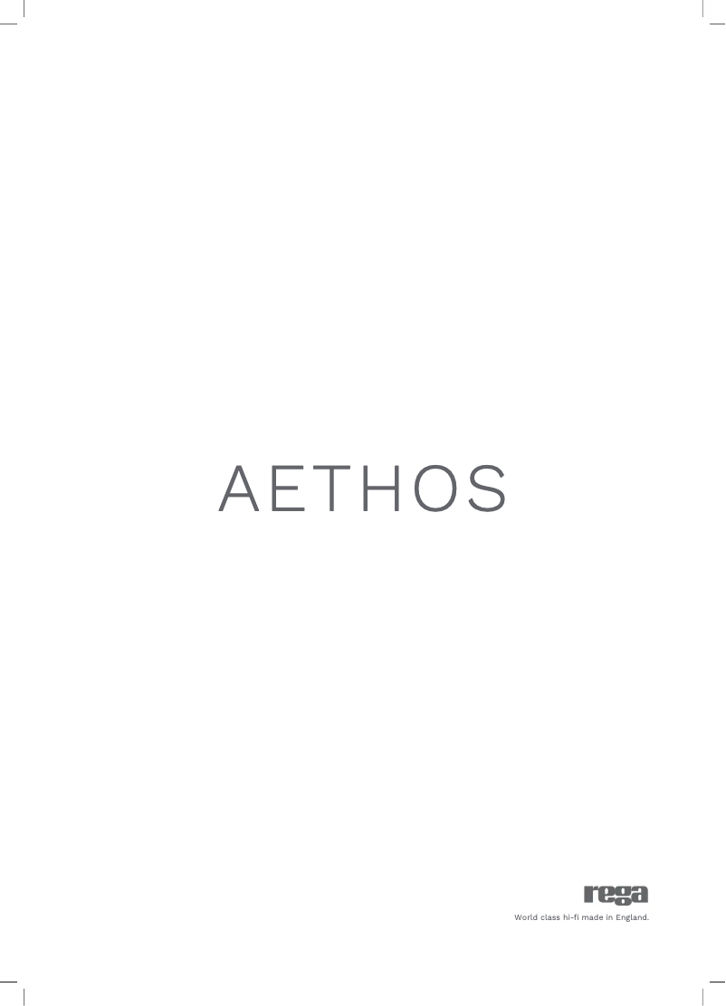 Imagen de la primera página del manual del dispositivo Aethos