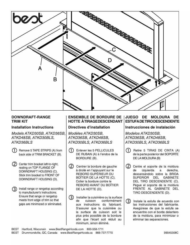 Imagen de la primera página del manual del dispositivo ATKD30SB