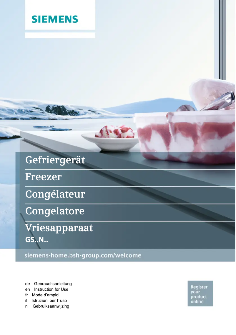 Imagen de la primera página del manual del dispositivo iQ500 KA95NAW3P