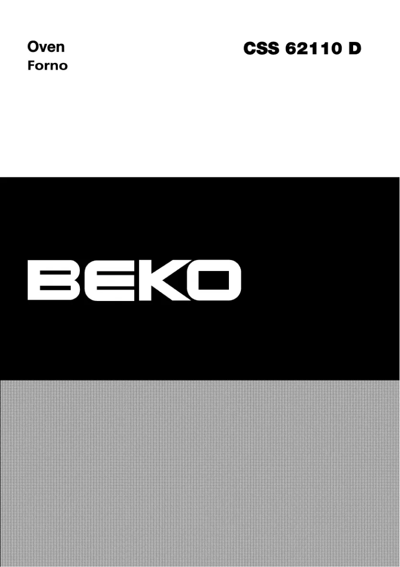 Página 1 del manual Manual de usuario Beko CSS 62110 DW