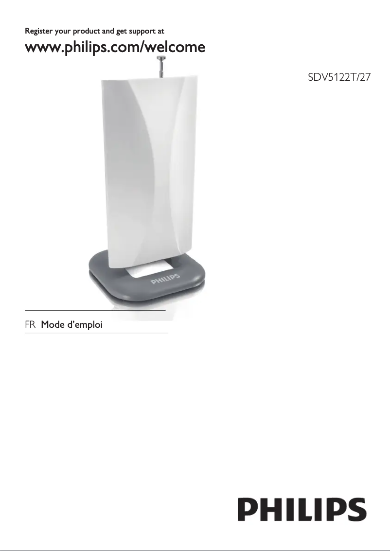 Imagen de la primera página del manual del dispositivo SDV5122T