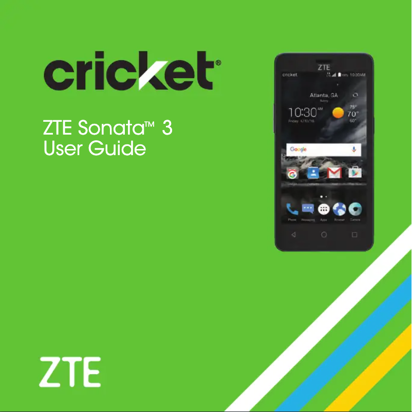 Imagen de la primera página del manual del dispositivo Sonata 3