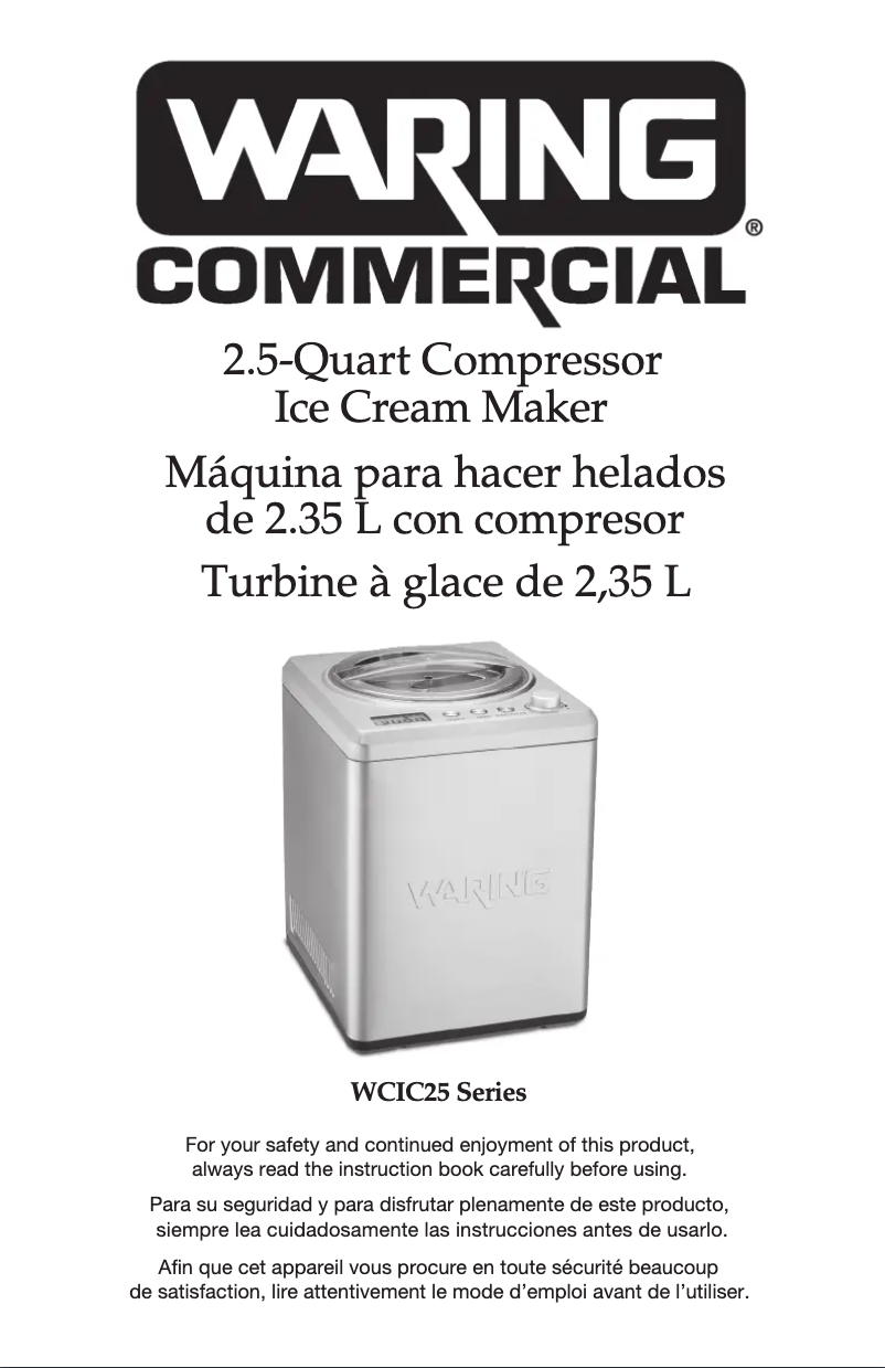 Imagen de la primera página del manual del dispositivo WCIC25
