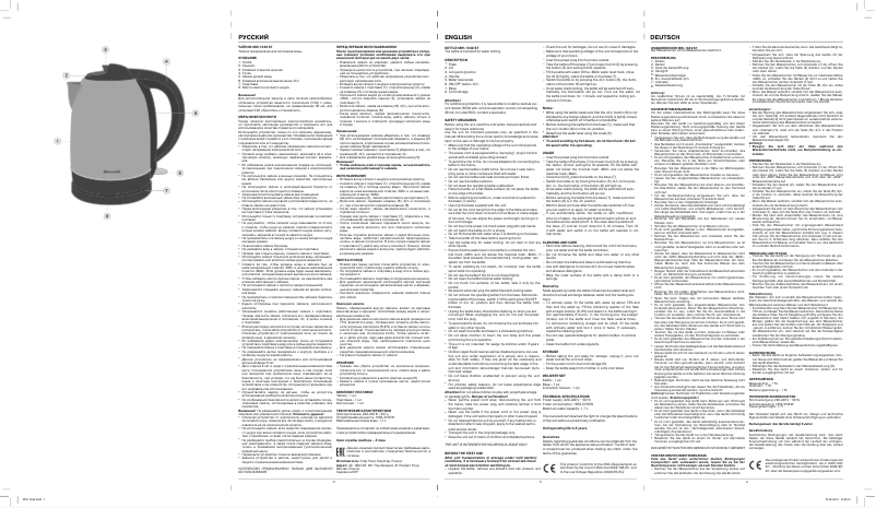 Página nº 1 - Manual de usuario Maxwell MW-1049 ST