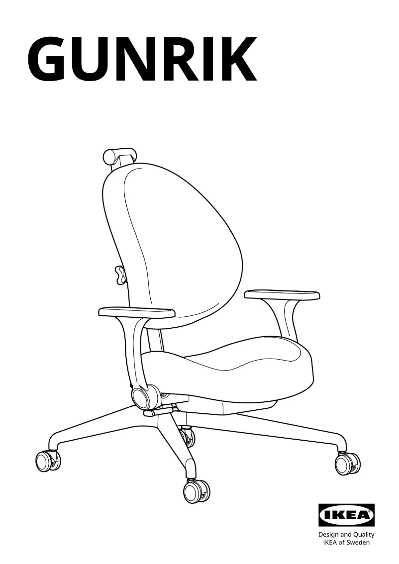 Página 1 del manual Manual de usuario Ikea GUNRIK 805.278.71