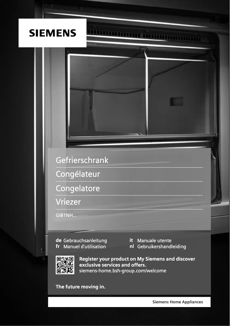 Página 1 del manual Manual de usuario Siemens GI81NHNE0