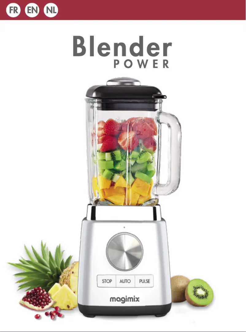 Imagen de la primera página del manual del dispositivo Blender Power 3