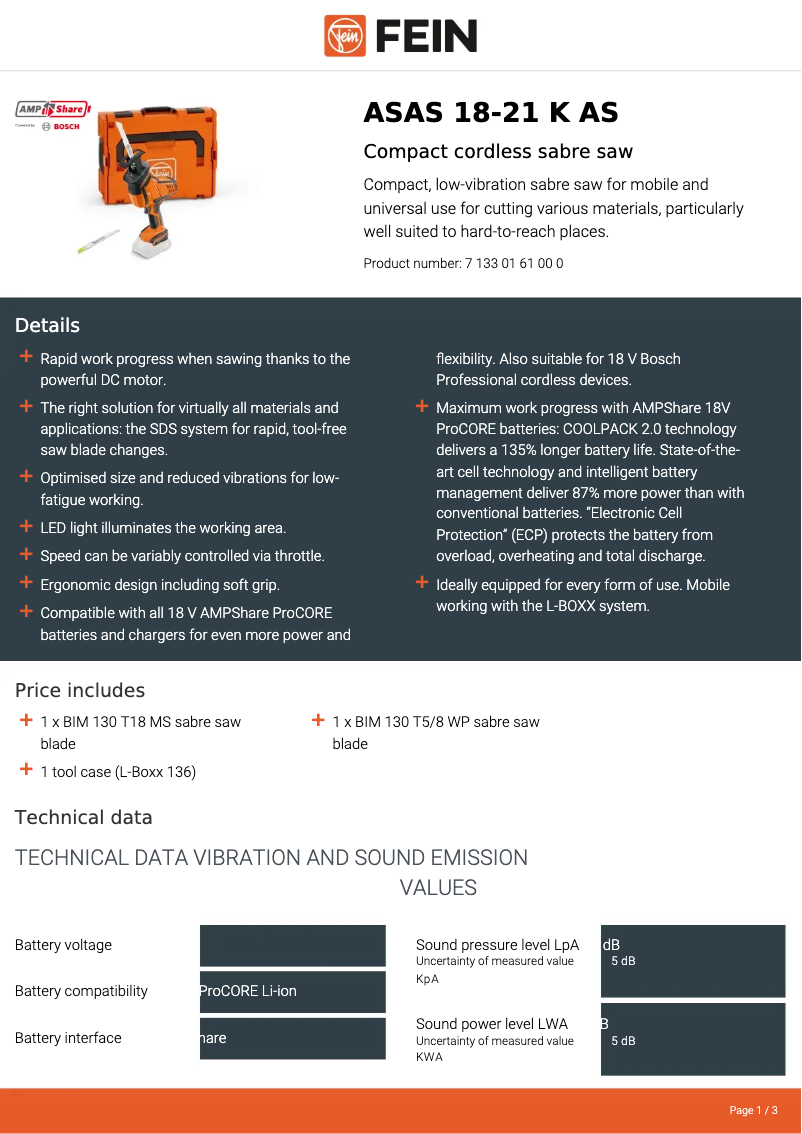 Imagen de la primera página del manual del dispositivo ASAS 18-21 K AS