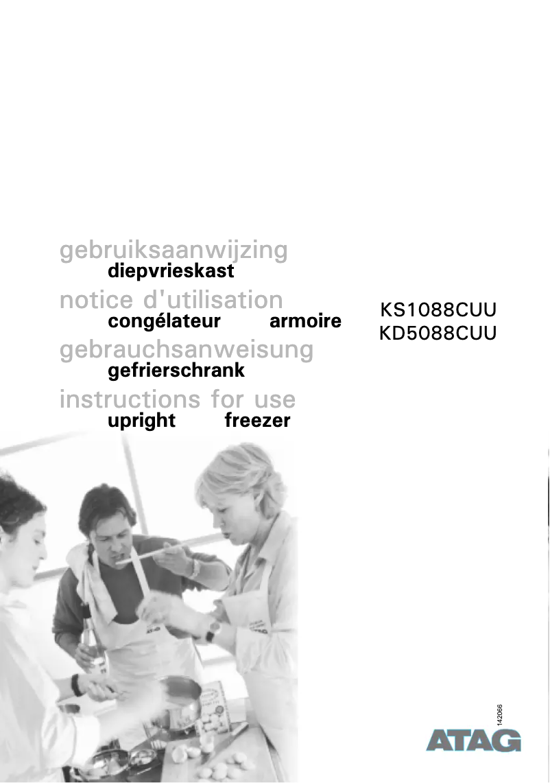 Página 1 del manual Manual de usuario Atag KD5088CUU