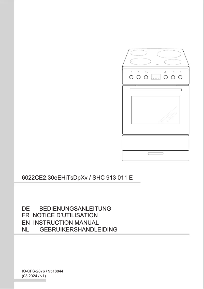 Página nº 1 - Manual de usuario Amica SHC 913 011 E